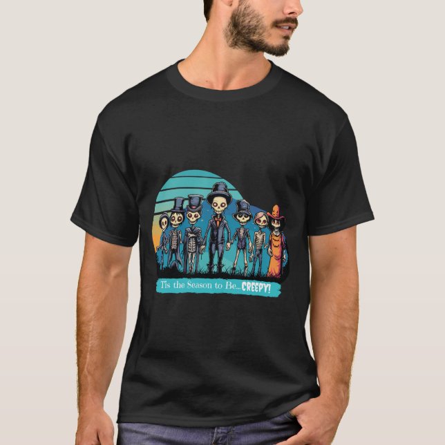 Camiseta Esta es la estación para ser espeluznante - Motley (Anverso)