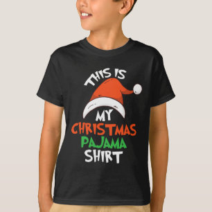 Camiseta Esta es la familia Pajama de mis Navidades coincid