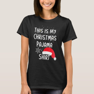 Camiseta Esta es la fiesta de Navidad de mis Navidades Paja