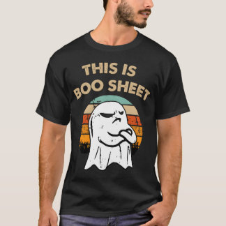 Camiseta Esta es la hoja de bois retro HalloweenFunny Hallo