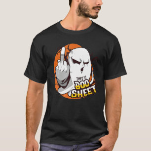 Camiseta Esta es la hoja de boo del fantasma de Halloween