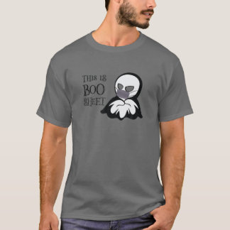 Camiseta Esta es la hoja de boo del fantasma de la cuarente