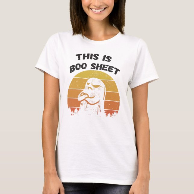 Camiseta Esta es la hoja de boo - Divertidos regalos de Hal (Anverso)