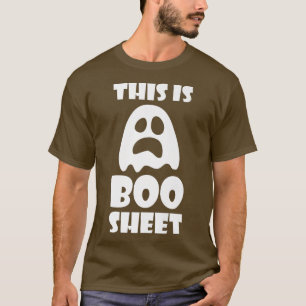 Camiseta Esta es la hoja de boo, dulce fantasma adorable
