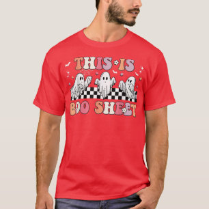 Camiseta Esta Es La Hoja De Boo Ghost Halloween Retro Groov