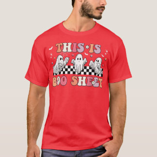 Camiseta Esta Es La Hoja De Boo Ghost Halloween Retro Groov