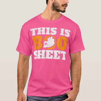 Camiseta Esta es la hoja de boo Ghost Lover Funny Halloween