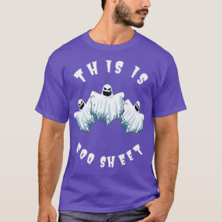 Camiseta Esta es la hoja de boo Ghost Retro Halloween