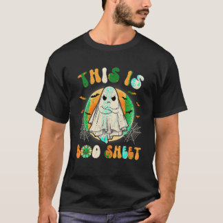 Camiseta Esta Es La Hoja De Boo Ghost Retro Halloween Costu