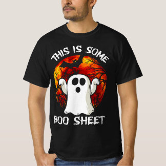 Camiseta Esta es la hoja de boo Ghost Retro Halloween disfr