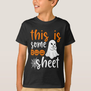 Camiseta Esta es la hoja de boo Ghost Retro Halloween disfr