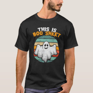 Camiseta Esta es la hoja de boo Ghost Retro Halloween Spook