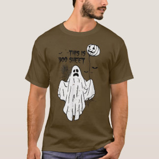 Camiseta Esta es la hoja de boo graciosa de la calabaza fan