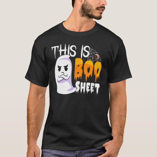 Camiseta Esta Es La Hoja De Boo Halloween Fantasma Fiesta 2 (Anverso)