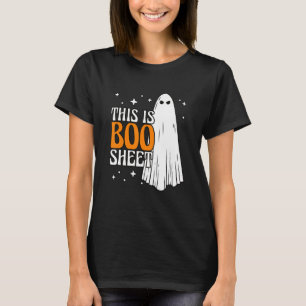 Camiseta Esta Es La Hoja De Boo Naranja Ghost Fancy Dress C