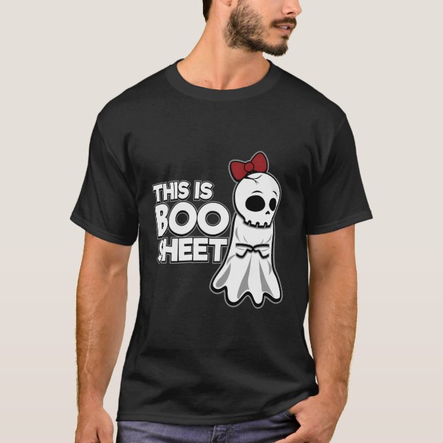 Camiseta Esta es la hoja de boo que desaprueba la Halloween (Anverso)