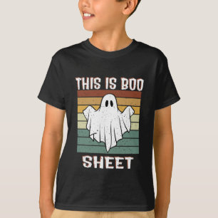 Camiseta Esta Es La Hoja De Boo Ropa De Halloween Retro