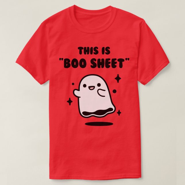 Camiseta Esta es la hoja de boo T (Diseño del anverso)