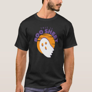 Camiseta Esta es la hoja de boom de Halloween en Naranja Su