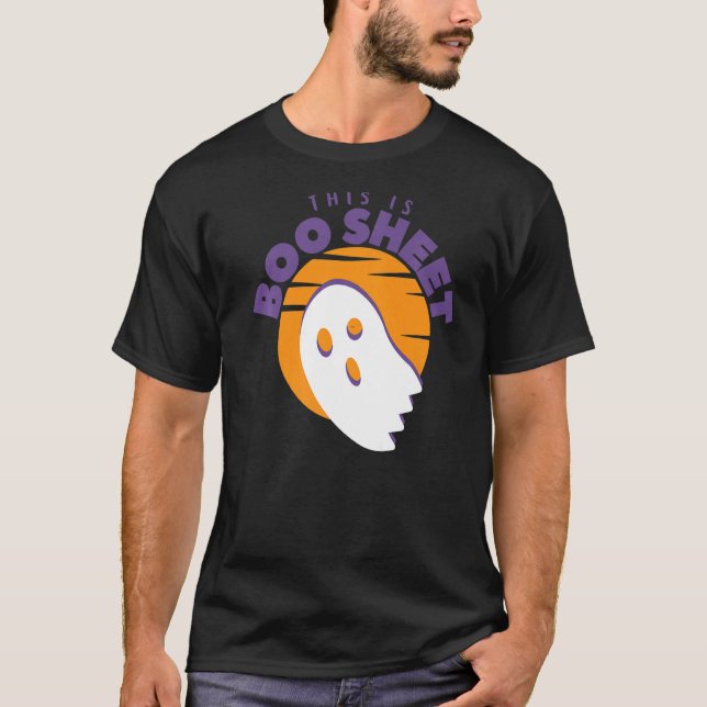 Camiseta Esta es la hoja de boom de Halloween en Naranja Su (Anverso)