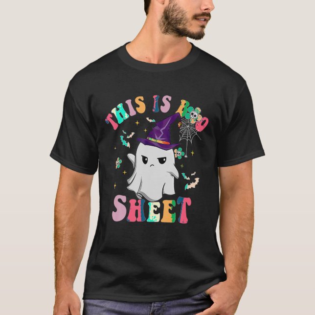 Camiseta Esta es la hoja de boom Ghost Funny Halloween Pump (Anverso)