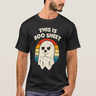 Camiseta Esta es la hoja de boom Ghost Retro Vintage Hallow