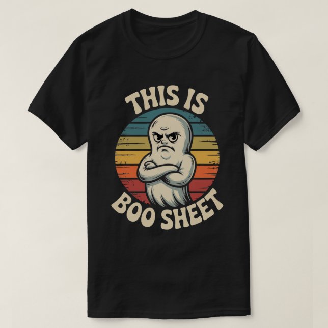 Camiseta Esta es la hoja de cálculo | Halloween Famoso Retr (Diseño del anverso)
