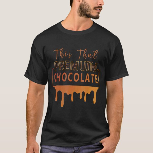 Camiseta Esta es la idea del chocolate (Anverso)