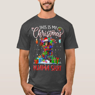Camiseta Esta es la luz de mis Navidades Navidades de monos