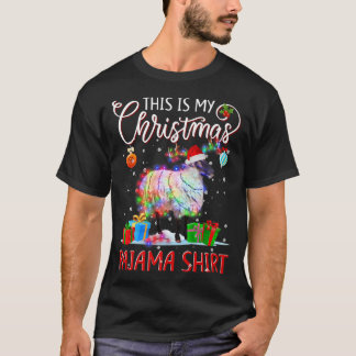 Camiseta Esta es la luz de mis Navidades Navidades de oveja