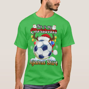 Camiseta Esta es la luz de mis Navidades Pajama Soccer Navi