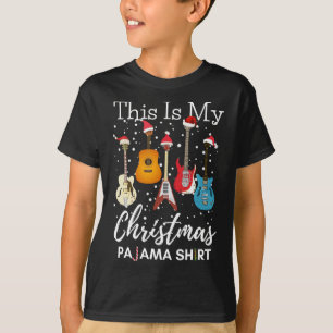 Camiseta Esta Es La Música Guitariana De La Guitarra Pajama