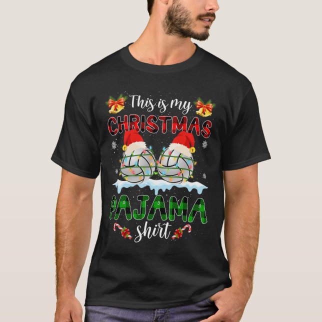 Camiseta Esta es la Navidad de mis Navidades Pajama Santa V (Anverso)