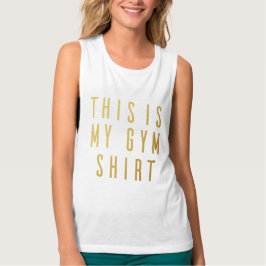 Camiseta Esta es la parte superior del humeante tanque musc