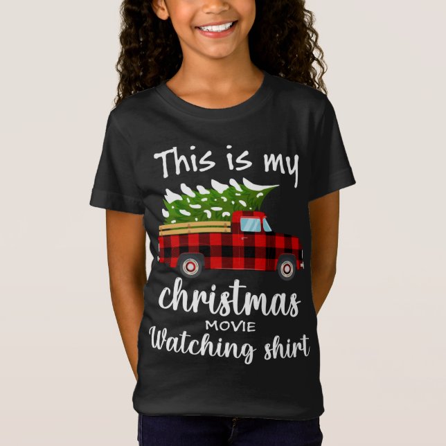 Camiseta Esta Es La Película De Mis Navidades Mirando Camió (Anverso)