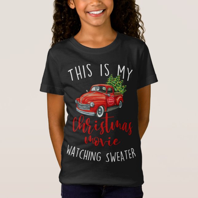 Camiseta Esta es la película de mis Navidades viendo el cam (Anverso)