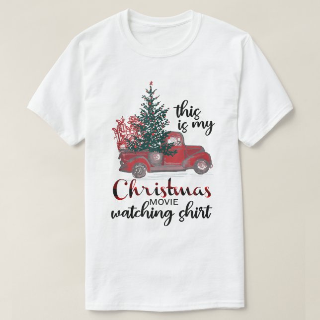 Camiseta Esta Es La Película De Mis Navidades Viendo El Vin (Diseño del anverso)