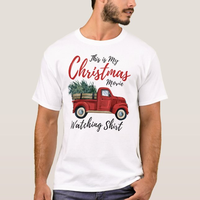 Camiseta Esta es la película de mis Navidades viendo la cam (Anverso)