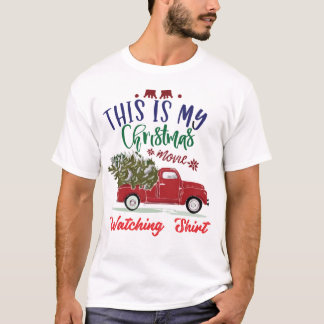 Camiseta Esta es la película de mis Navidades viendo la cam