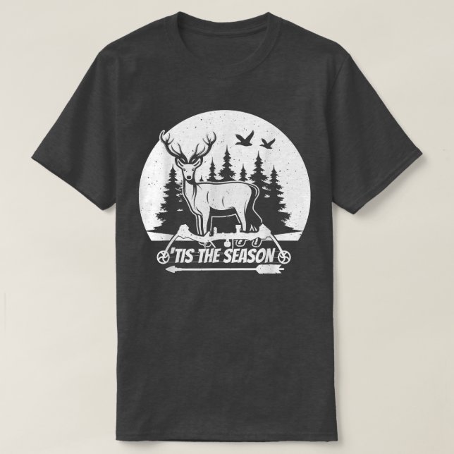 Camiseta Esta es la temporada Bow Hunting Deer Hunting Gift (Diseño del anverso)