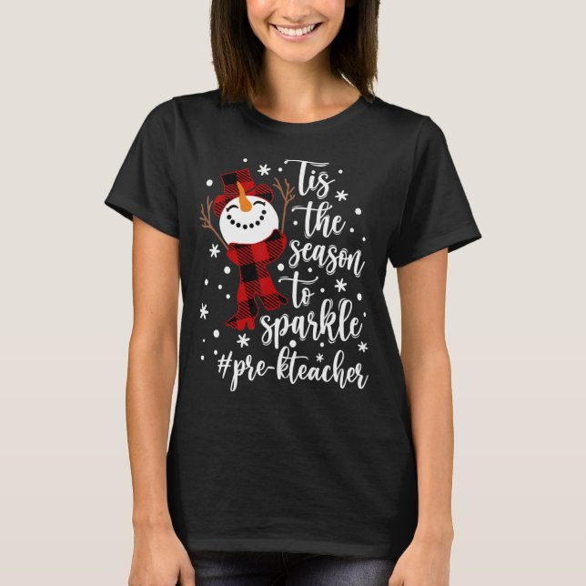 Camiseta Esta Es La Temporada De Esparkle A Maestra Preuniv (Anverso)