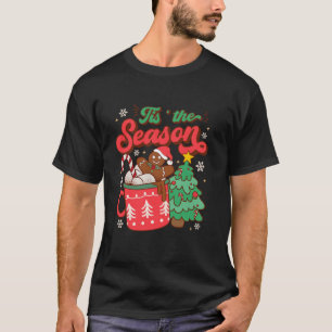 Camiseta Esta es la temporada de Hot Cocoa Gingerbread Cook