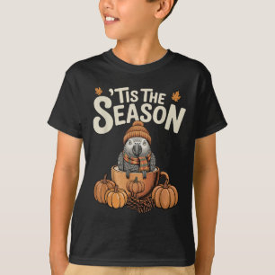 Camiseta Esta Es La Temporada De La Caída Del Café Del G Pa