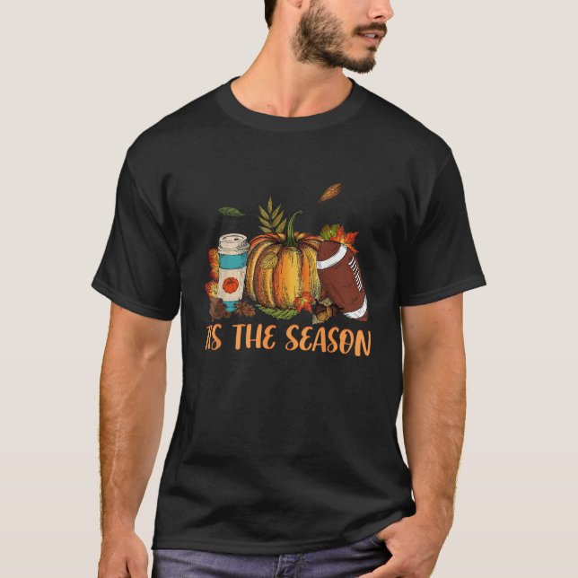 Camiseta Esta Es La Temporada De La Calabaza Spin Fútbol Ha (Anverso)