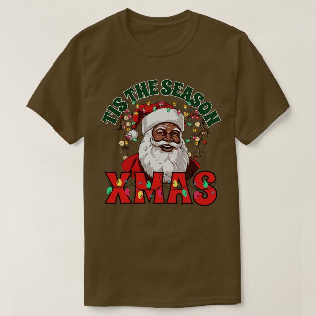 Camiseta Esta es la temporada de Navidad (Diseño del anverso)