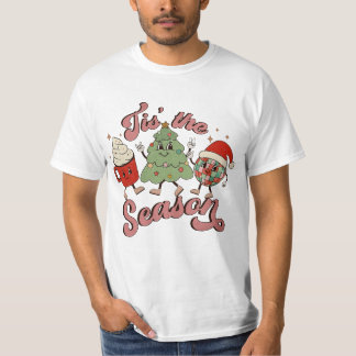 Camiseta Esta es la temporada de Navidades, Navidades retro