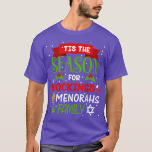 Camiseta Esta Es La Temporada De Valoración Menorahs Chrism