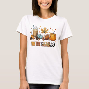 Camiseta Esta es la temporada Herbstzeit mit Football und K