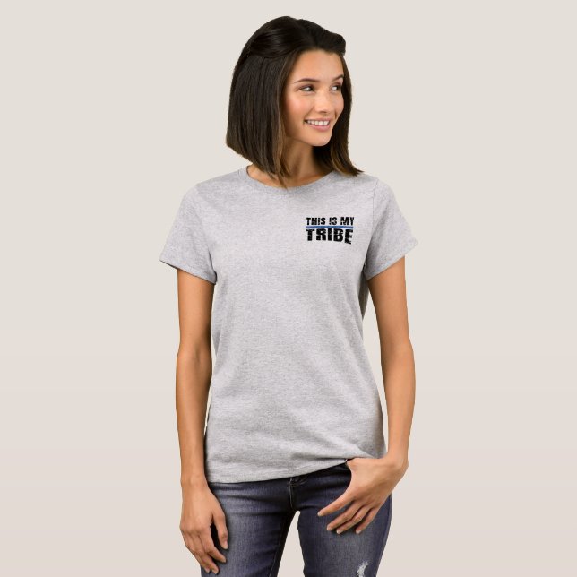Camiseta Esta es la tribu de las mujeres (Anverso completo)