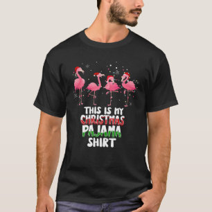 Camiseta Esta Es La Vida De Mis Navidades Pajama Flamingo N
